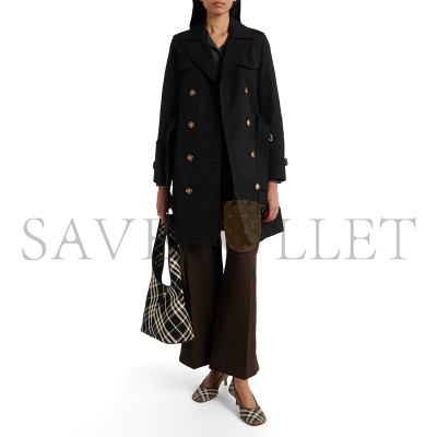 BURBERRY WATERLOO COTTON GABARDINE TRENCH COAT 